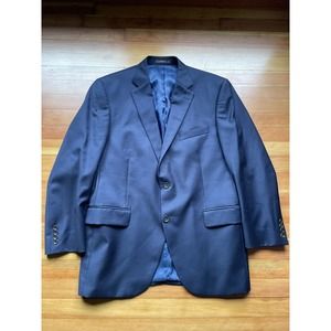 Peter Miller Wool Sport Jacket Mens Size 42R regular Navy Blue